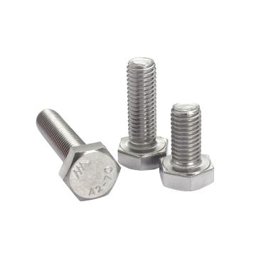 奧峰 DIN933全牙外六角螺栓，M14-2.0X75，不銹鋼304，強度A2-70